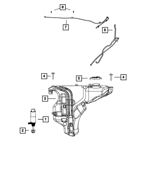 Wiper and Washer System for 2011 Chrysler 200 #1
