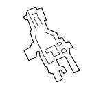 17518693125 - Cooling System: Inter-cooler Upper Bracket for BMW: 750i xDrive, M550i xDrive, M850i xDrive, M850i xDrive Gran Coupe, X5, X6, X7 Image