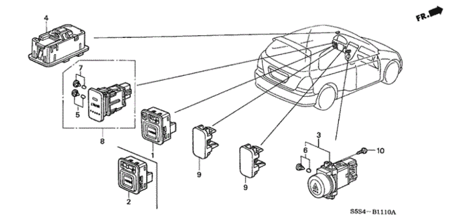 Switch for 2005 Honda Civic #0