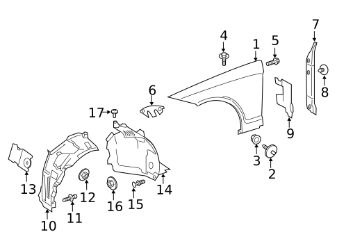 Fender & Components for 2022 Mercedes-Benz CLS 450 #0