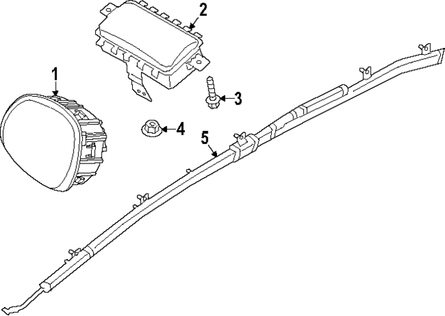 80100KL500NNB - : Driver Inflator Module for Hyundai Image