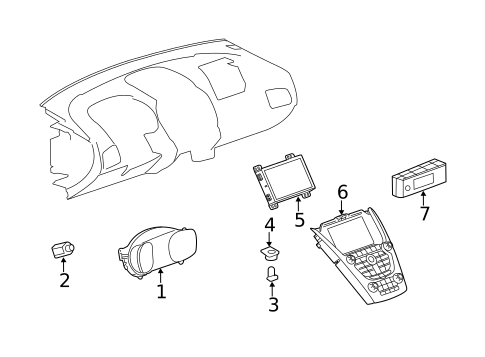 Instrument Panel for 2014 Chevrolet Equinox #1