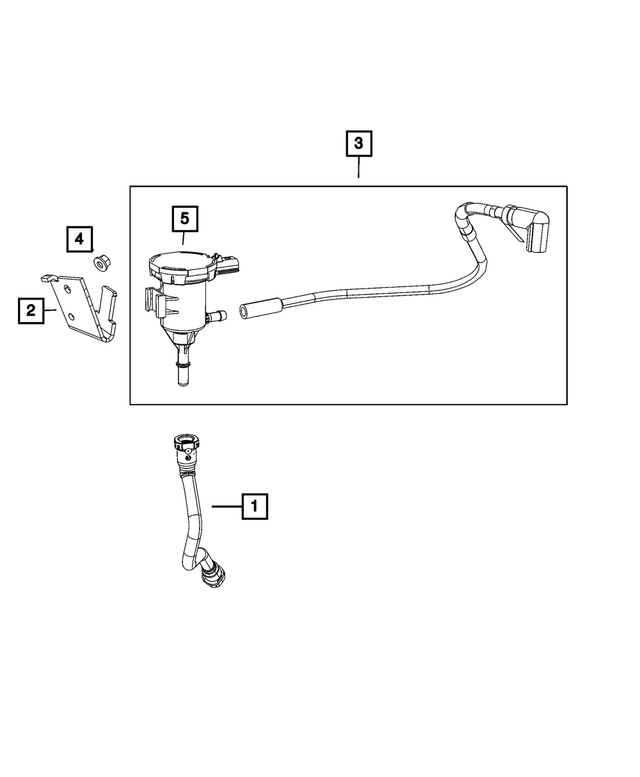 68410860AB - Emission Controls: Purge Tube for Mopar Image image