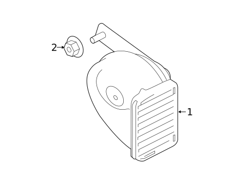 Horn for 2020 Jaguar F-Pace #0