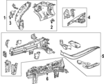 60005393 - : Headlamp Bracket for GM Image