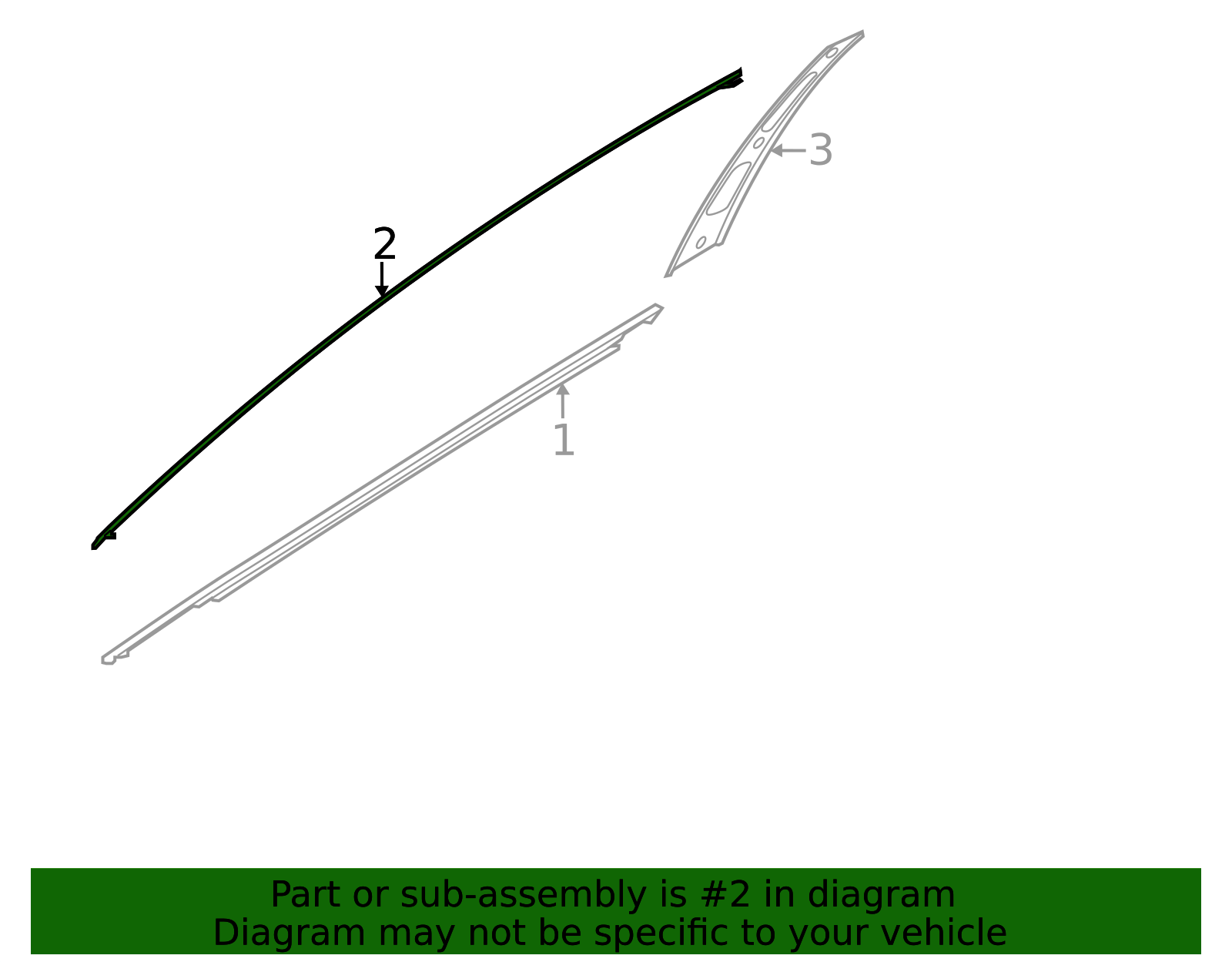 2021-2024 Kia K5 Upper Molding 82850-L3000 | OEM Parts Online