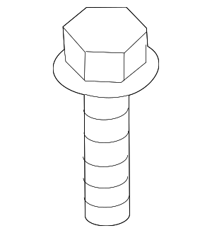 N10006706 - Electrical: Hold Down Clamp Bolt for Audi Image