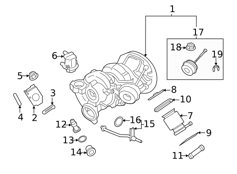 Turbocharger & Components for 2015 Porsche Cayenne #2