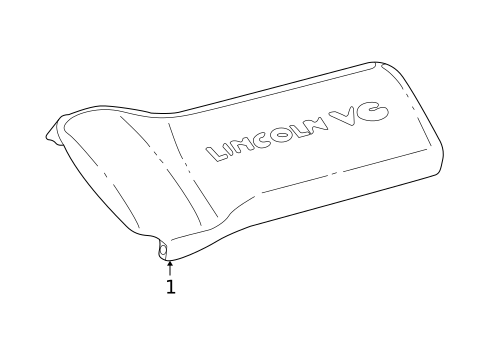 Engine Appearance Cover for 2002 Lincoln LS #0