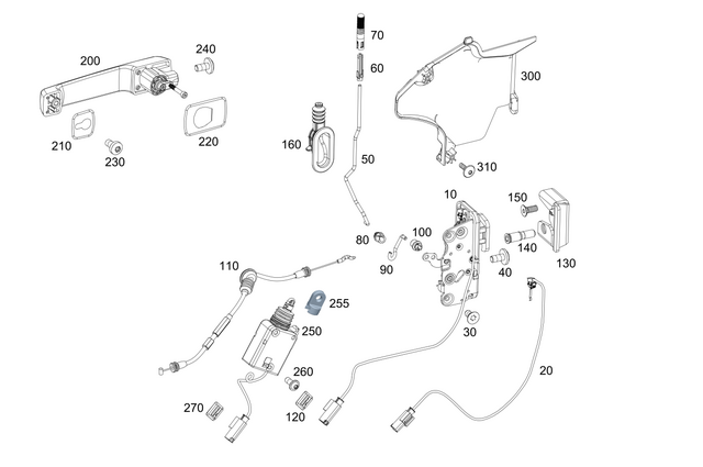 4637203103 - Front Doors: Door Lock for Mercedes-Benz Image image