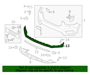 2019-2022 Volvo Front Spoiler 32210435 | OEM Parts Online