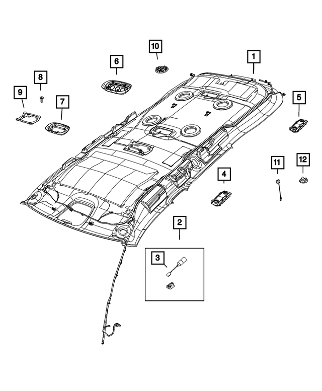 5RU07HDAAA - : HVAC Bezel for Mopar Image