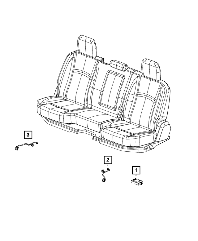 68592514AB - : Heated Seat Module for Mopar Image