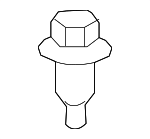 90467A0016C0 - Body: Cowl Grille Clip for Scion: iM, iQ, tC, xB | Toyota: Avalon, C-HR, Corolla, Corolla iM, FJ Cruiser, Land Cruiser, Matrix, Mirai, MR2 Spyder, Prius, Prius Plug-In, Prius V, RAV4, Sequoia, Solara, Tacoma, Tundra Image