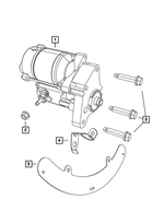 4607124AA - Electrical: Wiring Bracket for Mopar Image image