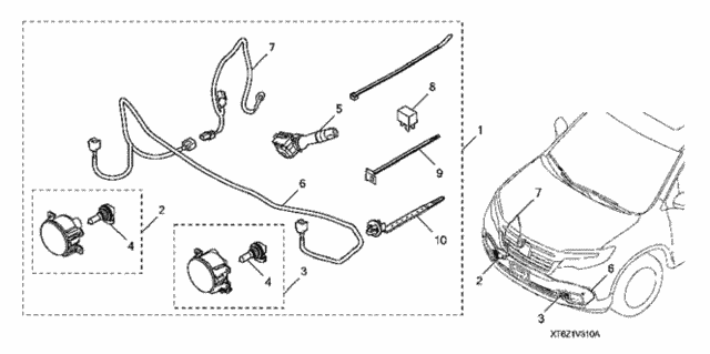 Foglights for 2019 Honda Ridgeline #0