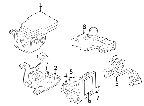 Anti-Lock Brakes for 2001 Dodge Durango #1