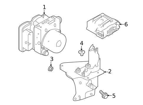 ABS Components for 2024 INFINITI QX50 #0