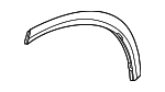 7560630230 - Body: Wheel Opening Molding for Toyota: Crown Signia Image