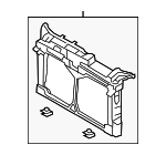 GEG153110A - : Radiator Support for Mazda: 6 Image