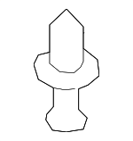 BC1D56145 - Body: Splash Shield Clip for Mazda Image