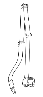 C2S2264LEG - : Lap &amp; Shoulder Belt for Jaguar: X-Type Image