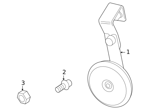 Horn for 2008 Saturn Astra #0