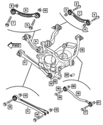 68079766AB - Rear Suspension: Rear Knuckle, Right for Mopar Image image