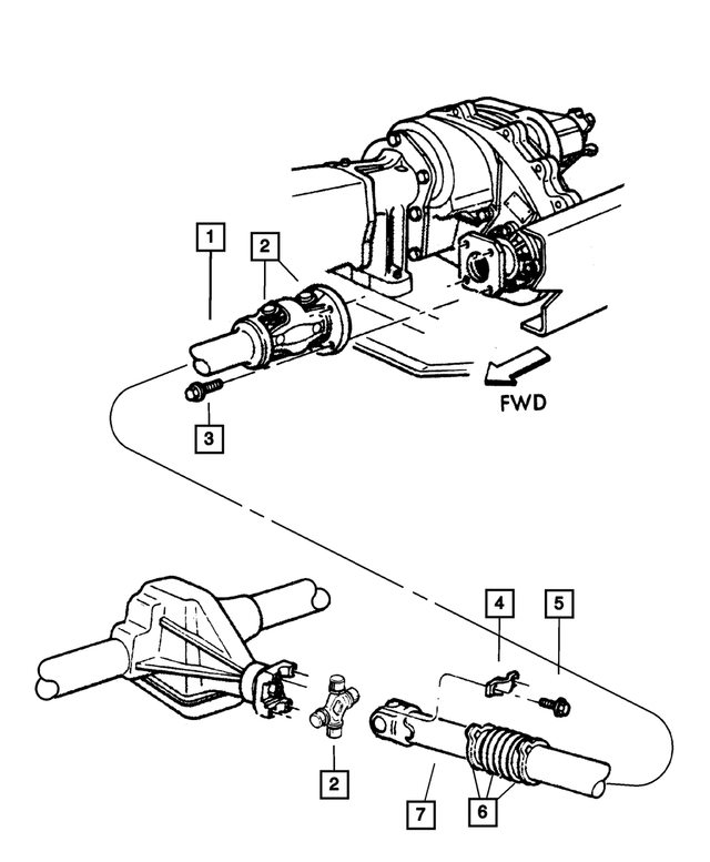 52105871AB - : Drive Shaft for Mopar Image