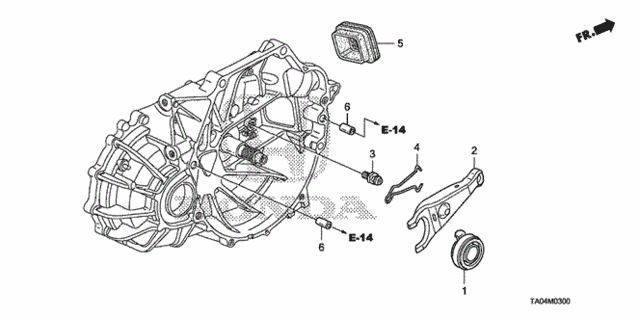 MT Clutch Release (L4) for 2010 Honda Accord #0