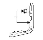 3D0867051E5B2 - Body: Frame Trim for Volkswagen Image