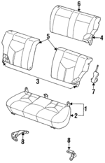 F7BZ5860030A - Body: Seat Cover for Ford: Aspire Image