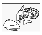 8791042B70 - Body: Mirror Assembly for Toyota: RAV4 Image