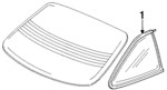 73510SY8A01 - Body: Quarter Glass for Acura Image