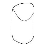 6582950A00 - Body: Hood Bumper for Nissan: 200SX, Armada, Cube, Frontier, Kicks, Maxima, NX, Pathfinder Armada, Rogue, Sentra, TITAN, Versa, Versa Note, Xterra Image