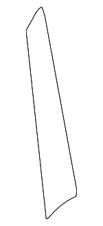 863813S000 - Body: Black Out Tape for Hyundai: Sonata Image