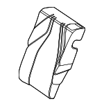 23692035031C88 - Body: Seat Back Cover for Mercedes-Benz Image