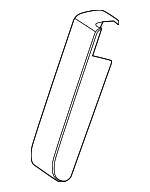 23692044008U03 - Body: Center Cover for Mercedes-Benz Image