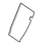 20692409009F08 - Body: Seat Back Panel for Mercedes-Benz Image