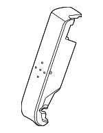 2369204300 - Body: Seat Back Pad for Mercedes-Benz Image