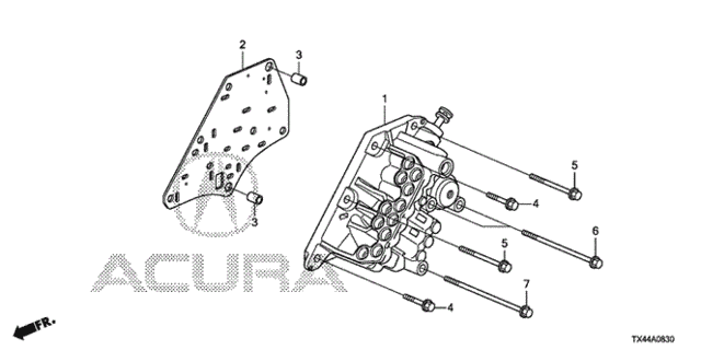 AT Manual Valve Body for 2014 Acura RDX #0