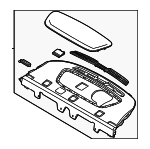 85610KL100NNB - Body: Package Tray for Hyundai: Ioniq 6 Image