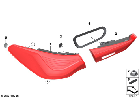 Rear Light for 2022 BMW M440i #0