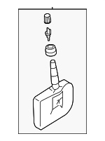 GDDL37140 - Electrical: Tire Pressure Monitoring System (TPMS) Sensor for Mazda: 2, 3, 5, 6, CX-3, CX-5, CX-9, MX-5 Miata Image