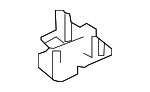 9981100071D03 - Body: Inner Cover for Mercedes-Benz Image
