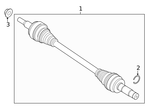 Drive Axles for 2025 Lincoln Aviator #1