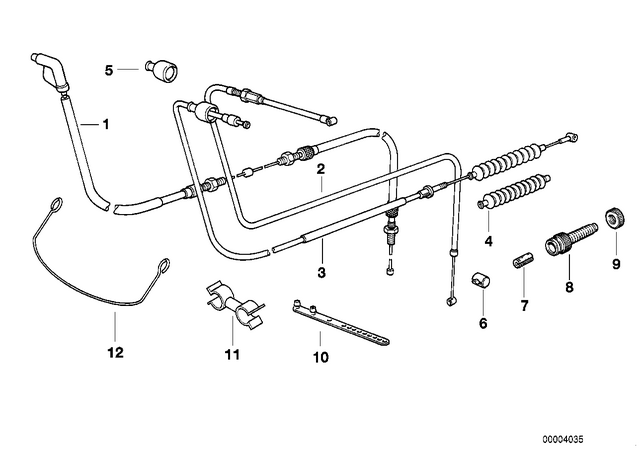 32737660229 - : Accelerator Bowden Cable  for BMW-Motorrad Image