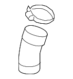 3QF145838A - : Rear Hose for Volkswagen: Atlas, Atlas Cross Sport Image