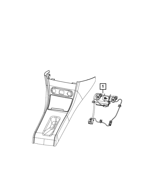68155494AA - Electrical: Console Wiring for Mopar Image