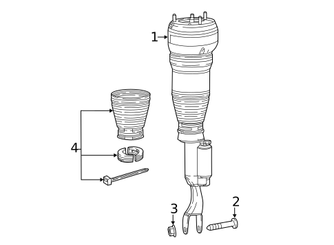Shocks & Components for 2021 Mercedes-Benz S63 AMG #0
